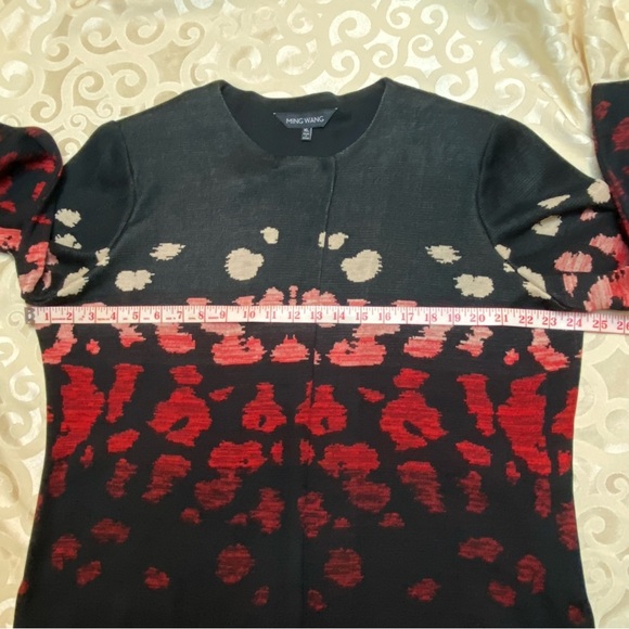 Ming Wang Women's XL Cardigan Jacket 3/4 Sleeve EUC - Picture 5 of 13